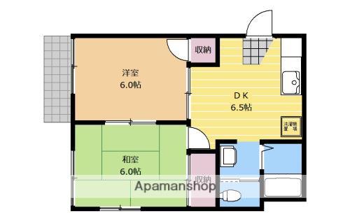TINYHOUSE(2DK/1階)の間取り写真