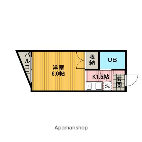 マンションF 2階階 間取り
