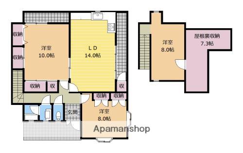 プチエンジェル(2SLDK/2階)の間取り写真