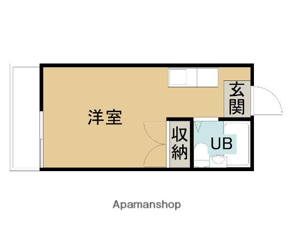 ハイツエミール(1K/1階)の間取り写真