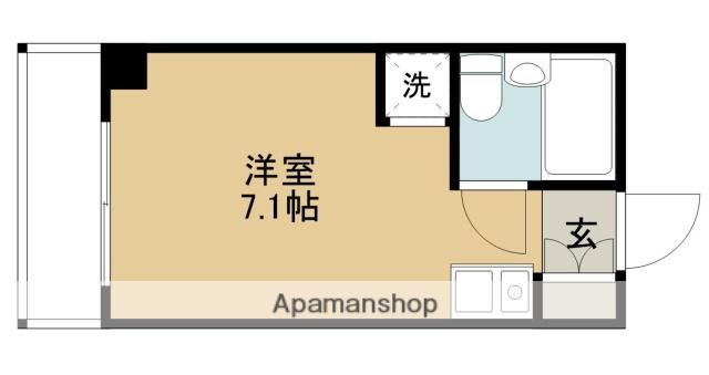 PARK TERRACE相模原(ワンルーム/4階)の間取り写真