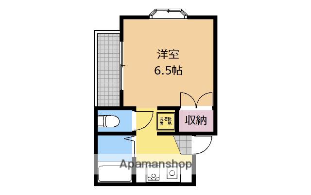 パーソナルハイツ橋本(ワンルーム/1階)の間取り写真