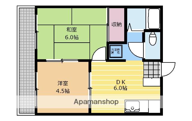 エステートピア大沢 2階階 間取り