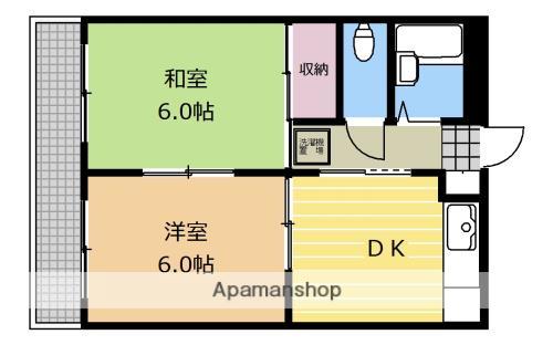 ニューサトウコーポNO.1(2DK/1階)の間取り写真