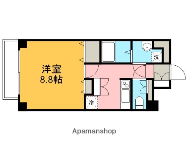 サーティーフォービル 6階階 間取り