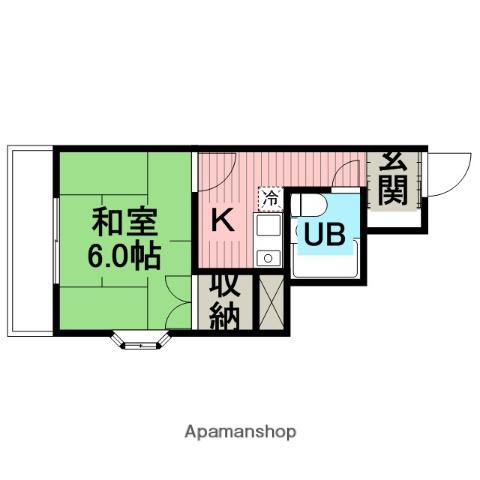 ベルハイツ大谷 4階階 間取り
