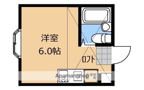 ミ・アモーレ(ワンルーム/1階)の間取り写真
