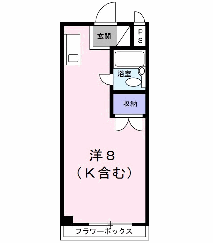 ウインク松木 1階階 間取り