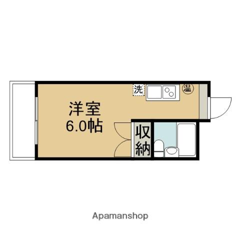 GREENPIANAGASHIMA(ワンルーム/2階)の間取り写真