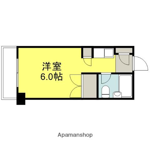 アドラシオン橋本(ワンルーム/7階)の間取り写真