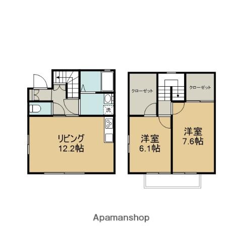 ビューＳＨＩＢＵＹＡ　Ａ・Ｂ・Ｃ(2LDK)の間取り写真