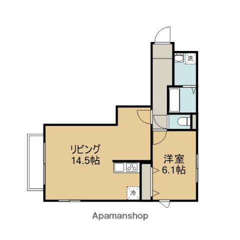 ファーマメント(1LDK/1階)の間取り写真