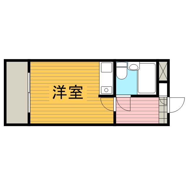 シティパレス相模原 1階階 間取り