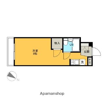 コンフィーコーポ(ワンルーム/3階)の間取り写真