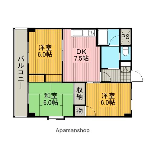 サトウハイツ 1階階 間取り