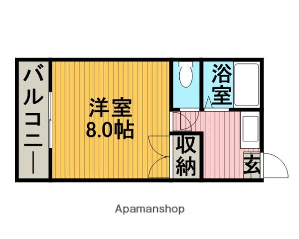 サンライズオオノ 2階階 間取り