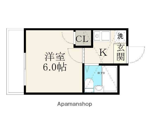 ベルメゾンNO41相模原 1階階 間取り
