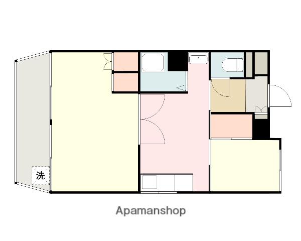 フラワーハイツ(2DK/2階)の間取り写真