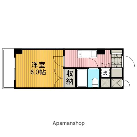 ベルローズタキモト 3階階 間取り
