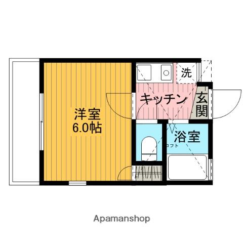 シャンテ相模台A 1階階 間取り