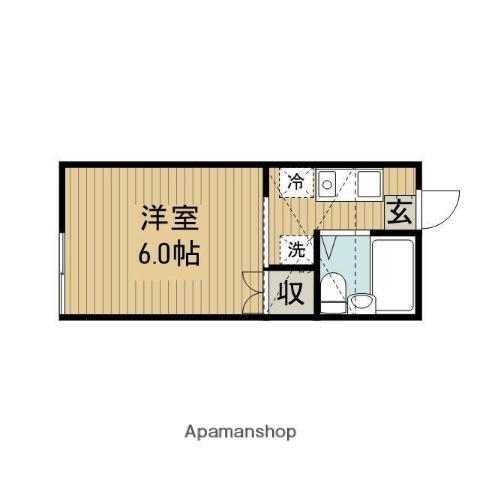 ドヌール北里 1階階 間取り