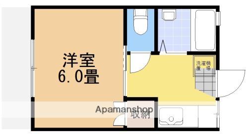 ゴトウハイツ(1K/1階)の間取り写真