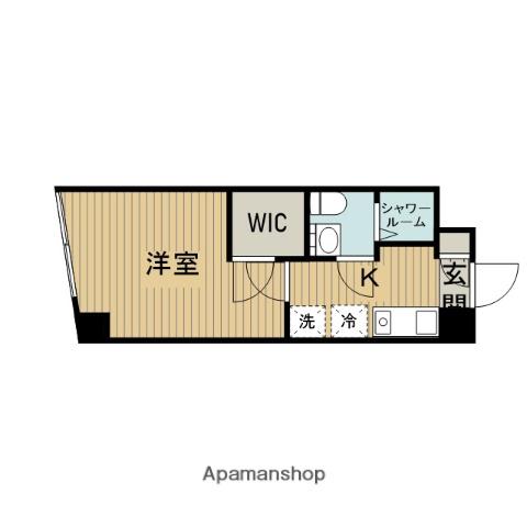 ハイツFK相模大野(1K/1階)の間取り写真