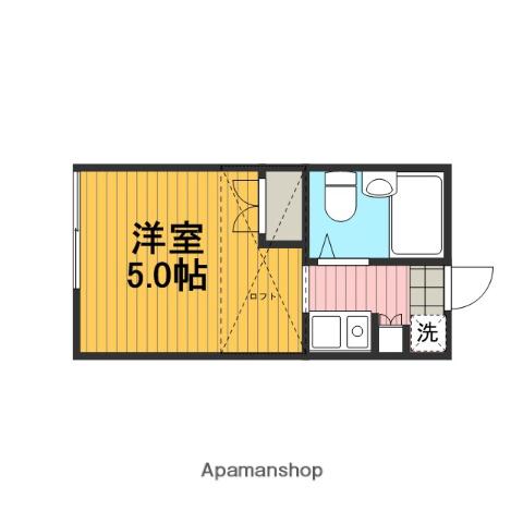 メゾンドリーム(ワンルーム/1階)の間取り写真