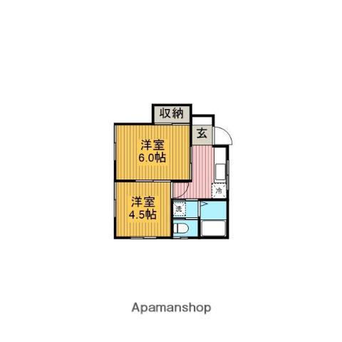 ヴィラ相模台I 1階階 間取り