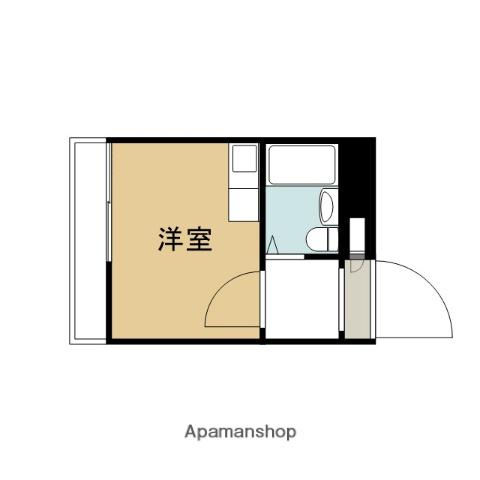 メゾン・ド・来夢Ⅰ(ワンルーム/2階)の間取り写真