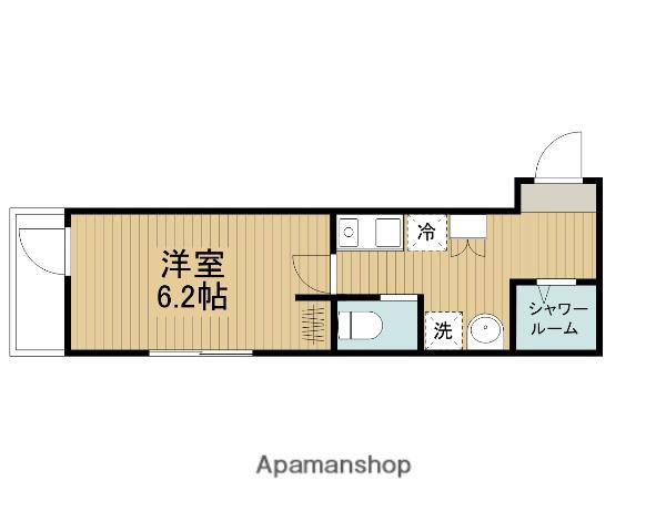 MELDIA小田急相模原Ⅱ(1K/3階)の間取り写真