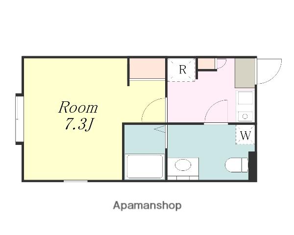 AGRANDE ODAKYU-SAGAMIHARAⅡ(1K/1階)の間取り写真