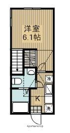 こもれびテラス橋本(ワンルーム/1階)の間取り写真