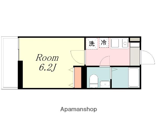 シティハイツ相模台1丁目(1K/2階)の間取り写真