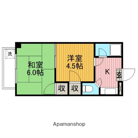 パークサイド相模 1階階 間取り