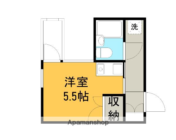 エムズ相模原(ワンルーム/4階)の間取り写真