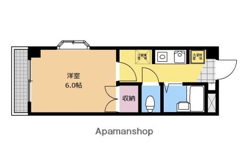 グリーンヒルズ小磯壱番館(1K/2階)の間取り写真