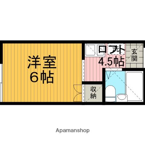 サンライズ・K 2階階 間取り