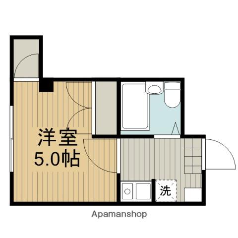 インベストメント忠生(1K/2階)の間取り写真