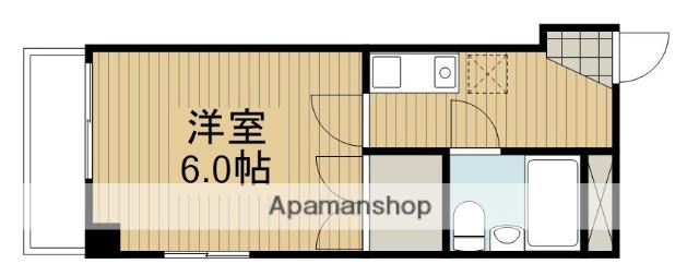 ヨシカワビル(1K/3階)の間取り写真