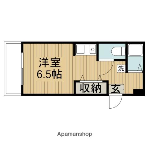 エクシード文京(ワンルーム/1階)の間取り写真