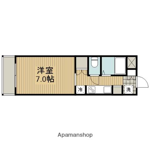 アーバンライフ町田(ワンルーム/4階)の間取り写真