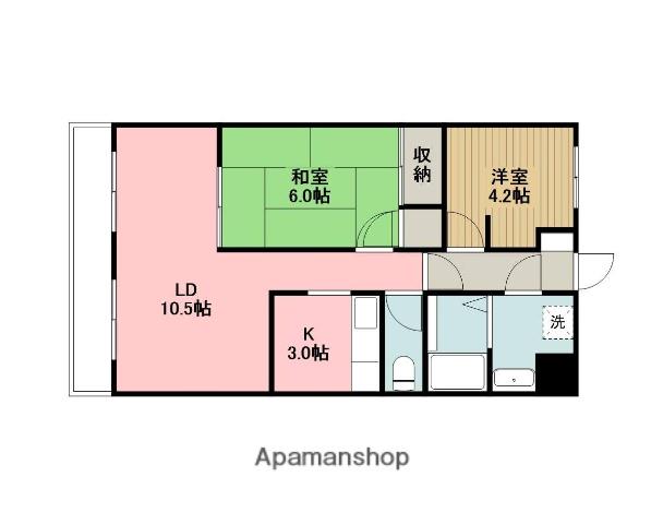ロイヤルクレスト 1階階 間取り