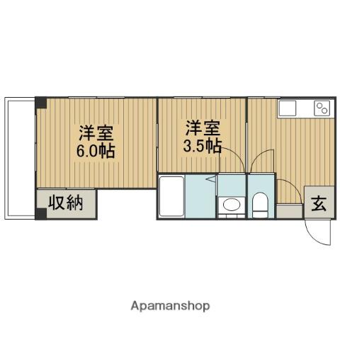 長谷川マンション 2階階 間取り