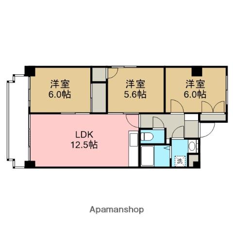 ルビコン南橋本 2階階 間取り