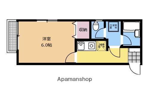 エクセルホンダ(1K/2階)の間取り写真
