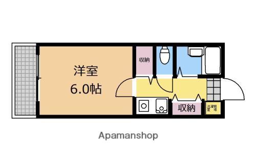 プチヒルズ壱番館(1K/1階)の間取り写真