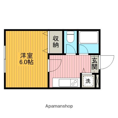 グリーンハウス弥栄 1階階 間取り