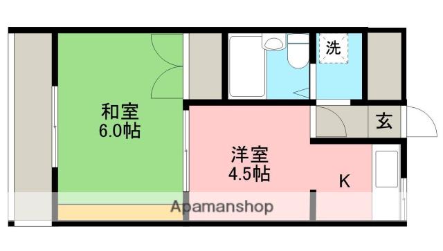 ベルハイツ大谷 3階階 間取り