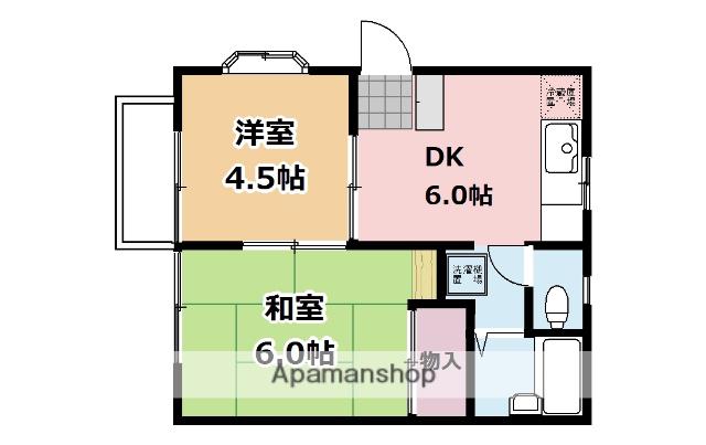 エステートピアTAIRA(2DK/1階)の間取り写真